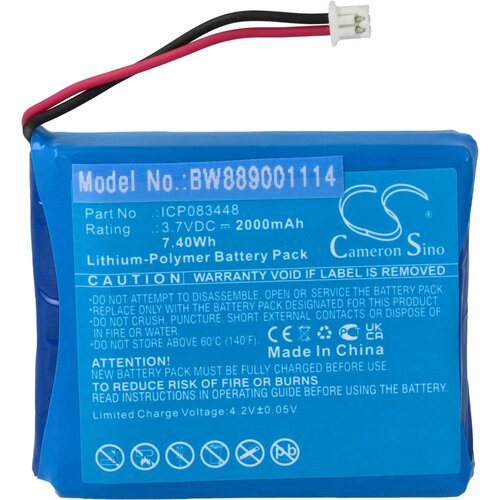 VHBW Baterija za Midland TecTalk Float, 2000 mAh Slike