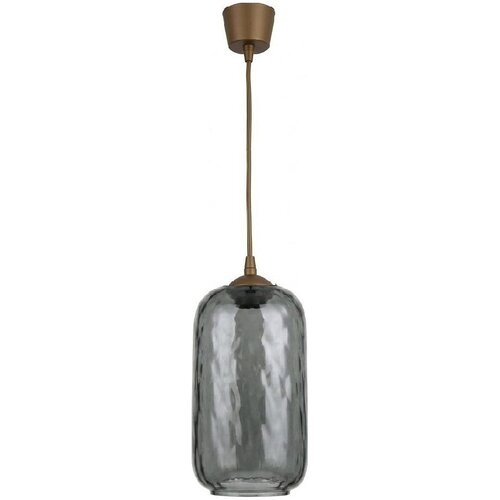 Brilagi LED luster na sajli R GLASS 1xE27/60W/230V, prečnik 14 cm, braon/dimno-siva Cene
