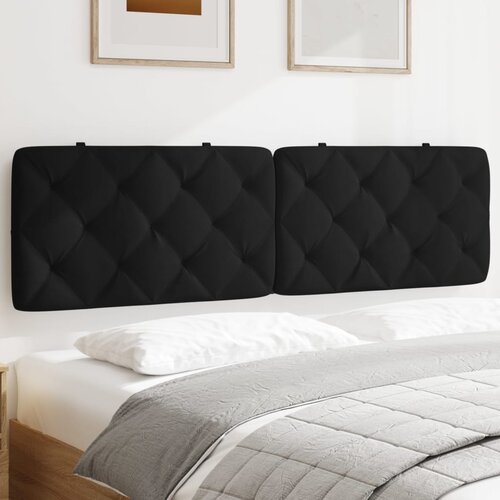 vidaXL Jastuk za uzglavlje crni 180 cm baršunasti Cijene