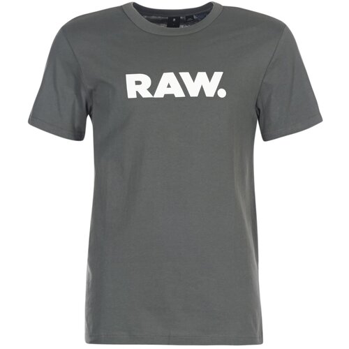 G-star Raw Majice s kratkimi rokavi HOLORN R T S/S Siva Cene