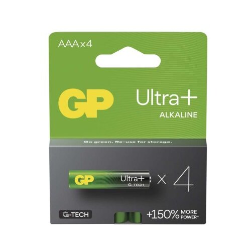  Baterija GP ULTRA PLUS alkalna LR03 AAA 4 kos 4/1 Cene