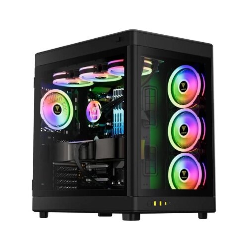 LC-Power Kuci&amp;scaron;te Gamdias Neso P1 Full Tower/E-ATX/ATX/Micro-ATX/Mini-ITX/bez napajanja/kaljeno staklo/crna Slike