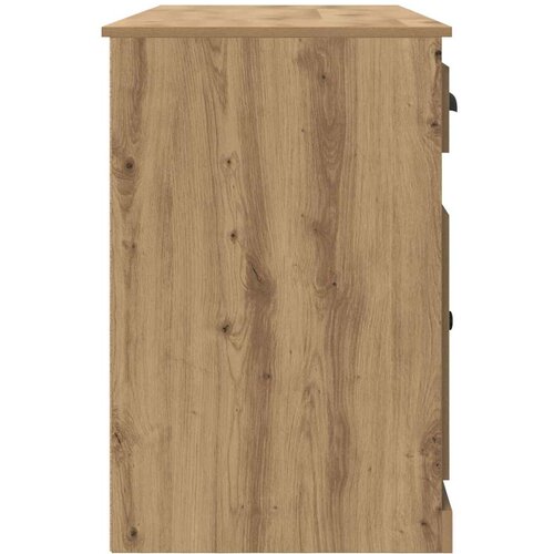  Stol s ormarom s ladicama Umjetnički hrast 154,5 x 50 x 75 cm Slike
