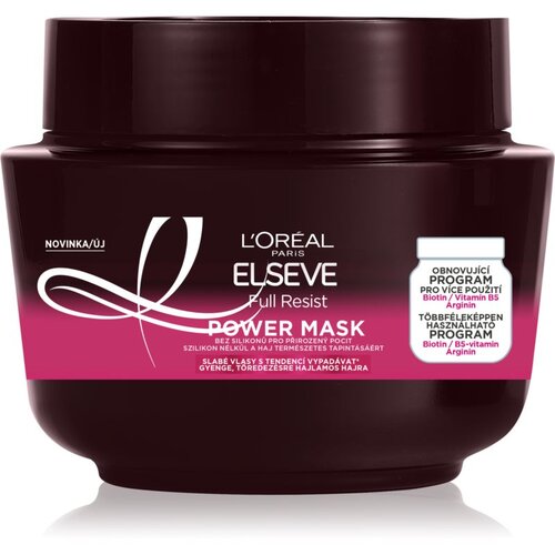 L´Oréal Paris elseve Full Resist Power Mask hranjiva maska za slabu i tanku kosu 300 ml Cijene