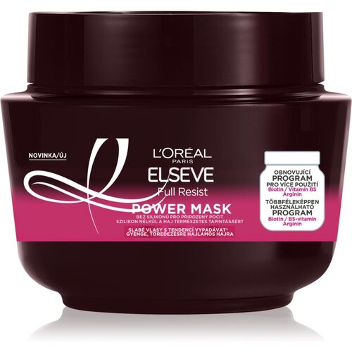 L´Oréal Paris elseve Full Resist Power Mask negovalna maska za šibke in tanke lase 300 ml Cene