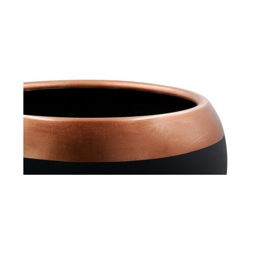 WALLXPERT decorative pot sirius 23 black brown Slike