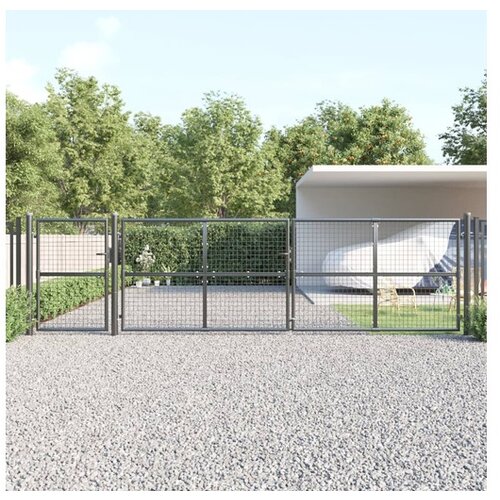 vidaXL mrežasta vrtna vrata antracit 500 x 175 cm od pocinčanog čelika Cijene