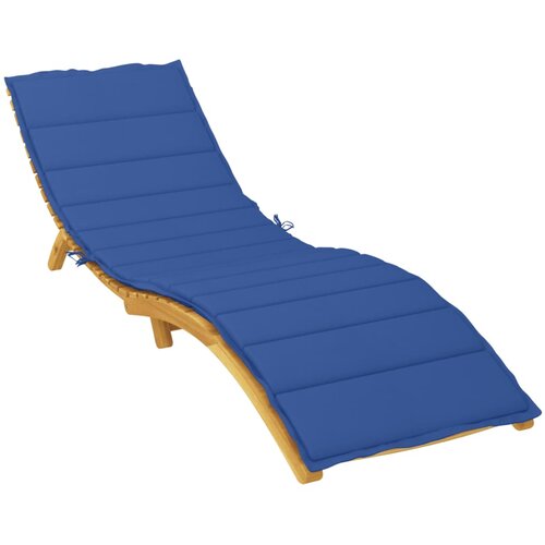  Jastuk za ležaljku kraljevsko plavi 200x50x3 cm tkanina Oxford Slike
