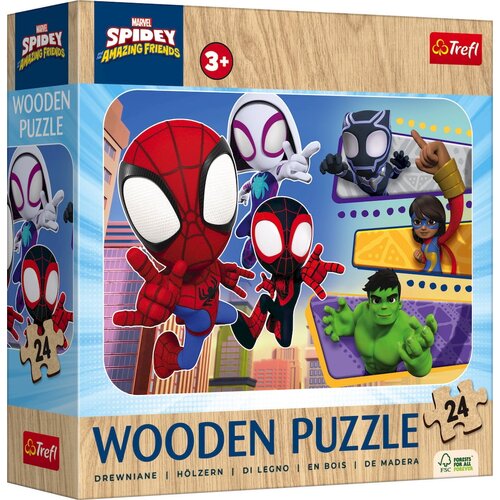Trefl Drvene puzzle Spidy 20274 - 24 dela Cene
