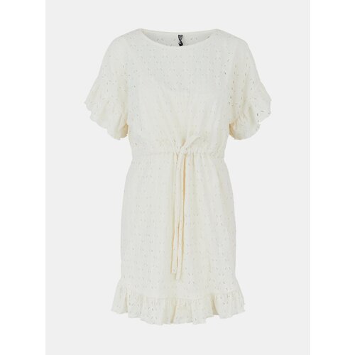 Pieces Cream Dress with Madeira Life - Women Slike