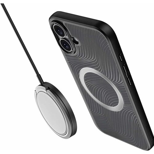 Dux ducis Aimo MagSafe maska za iPhone 16 Plus &amp;ndash; crna Slike