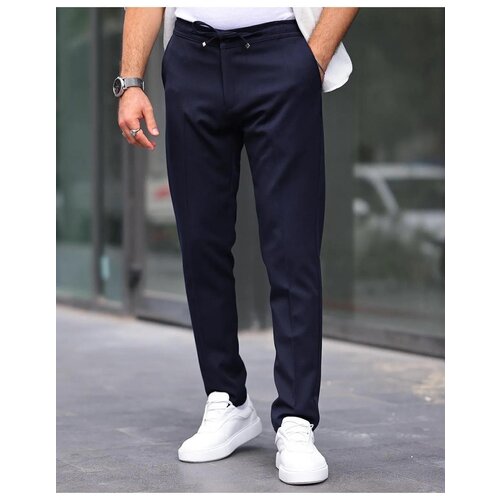 Dewberry 15728 Slim Fit Jogger Mens Trousers-NAVY Cijene