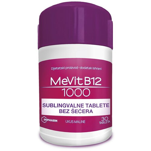 Mevit B12 1000, 30 sublingvalnih tableta Cene