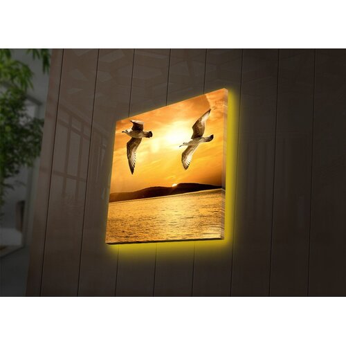 Wallity Zidna slika sa LED osvetljenjem 4040DACT-34, 40x40 cm Cene