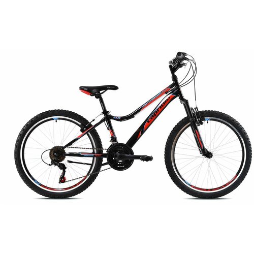 Capriolo mtb diavolo dx 400FS 24 18 brtina crno-crvena 13 (921356-13) muški bicikl Slike