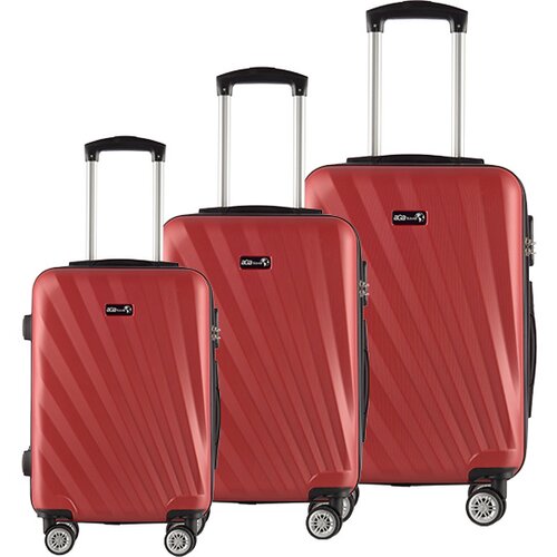  Putni koferi Aga Travel MR4653-DarkRed - crveni Slike