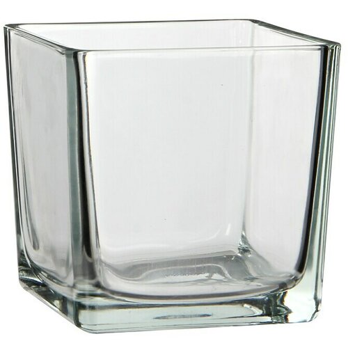 Staklena vaza (D x &amp;Scaron; x V: 14 x 14 x 14 cm, Prozirno) Slike
