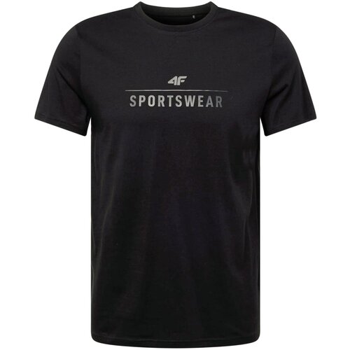 4f Funkcionalna majica črna / srebrna Cene