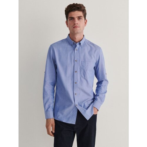 Reserved srajca regular fit - modra Cene