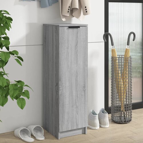 The Living Store Omarica za čevlje siva sonoma 30x35x100 cm konstruiran les - Omarica Za Čevlje, (21434896) Cene