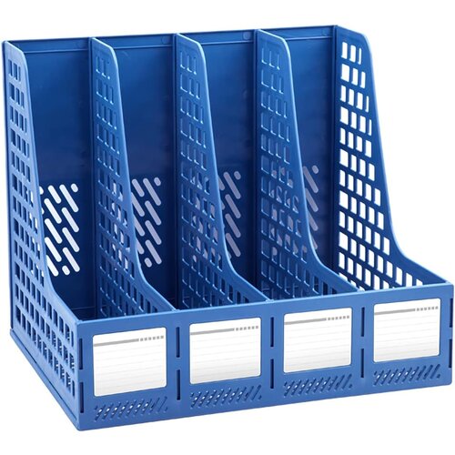Generic Magazine File Holder, Desk Organizer Folders for Office Organization and Storage, Sturdy Plastic Binder Storage Box, Desktop Accessories for Home and Office Storage, (21072492) Cene