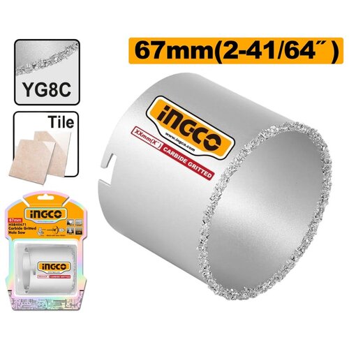  Karbidna kruna za pločice HSB40671 67mm SUPER INGCO Cene