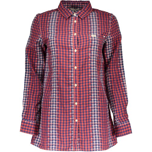 Lee MEN&amp;#039;S RED LONG SLEEVE SHIRT Slike