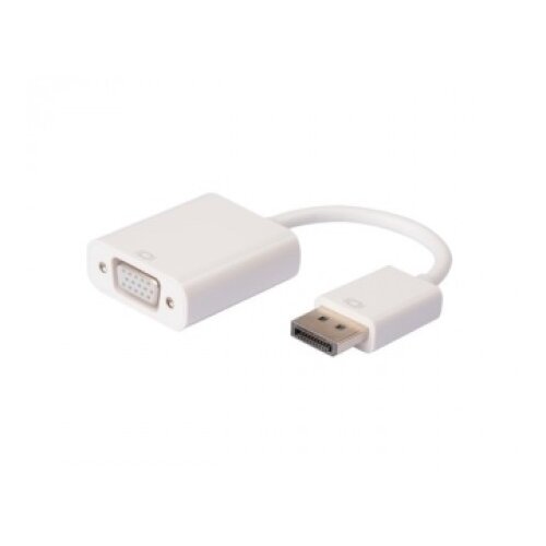 E-green adapter displayport (m) - vga d-sub (f) beli Slike