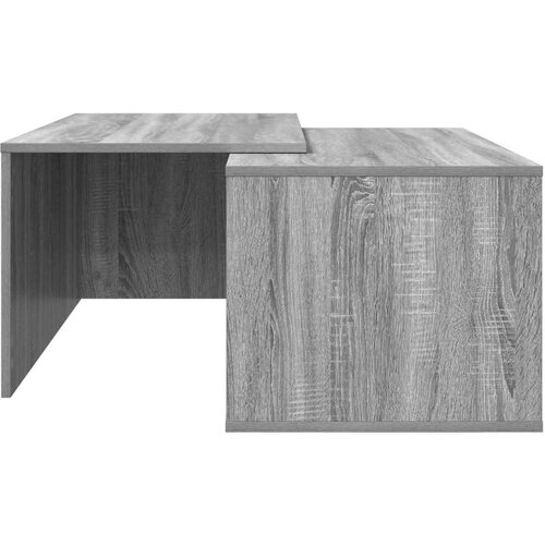  Set stolića za kavu 2 pcs Siva Sonoma Konstruirano drvo Slike