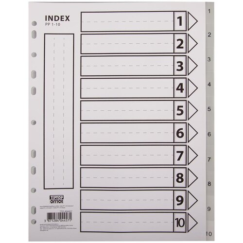 TTO Index 1-10 PVC Siva Cijene