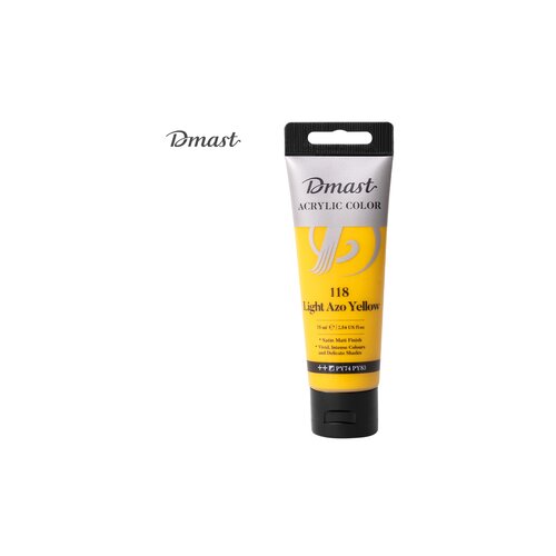 Deli AKRILNA BOJA DMAST PEBEO 75ml 118 LIGHT AZO YELLOW EC330-LAY Slike