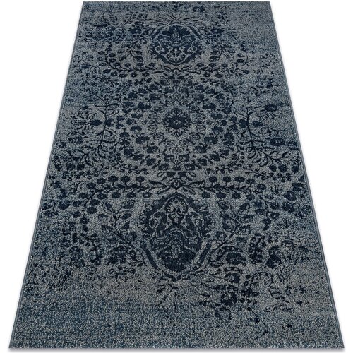 RugsX Preproge Preproga Wool JADE 45008/903 Ornament temno modra 67x130 cm Modra Cene