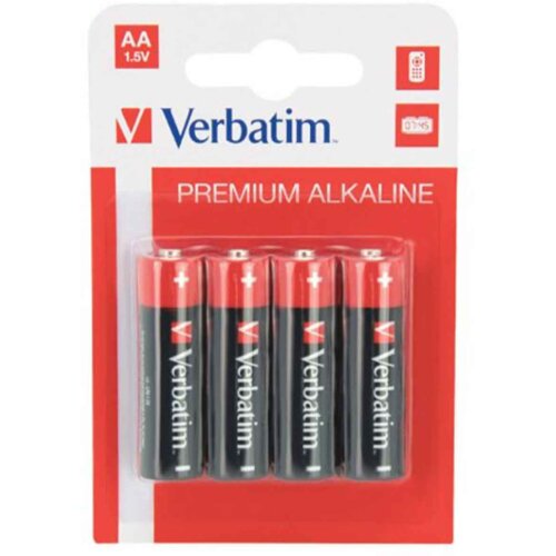 Alkalne baterije AA Verbatim, 4/1, 1.5V Slike