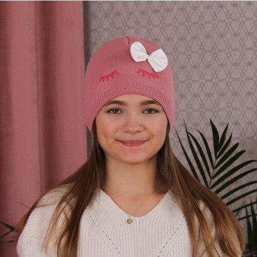 AGBO Girl's winter/ autumn hat pink Serena Cene