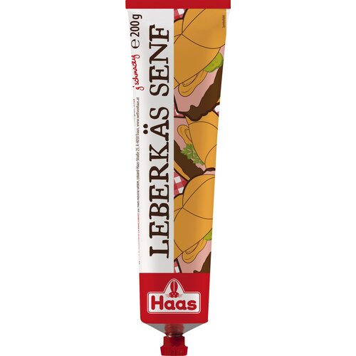Haas Gorčica za mesni sir (Leberk&auml;se) - 200 g Cene
