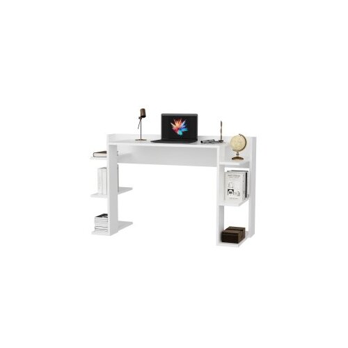Hanah home Radni sto, 122,7x77x45 cm, Bijeli Slike