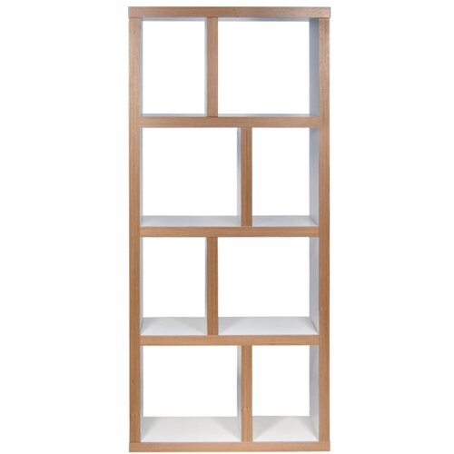 TemaHome Knjižni regal v lesenem dekorju z belimi detajli Berlin, višina 159 cm Cene