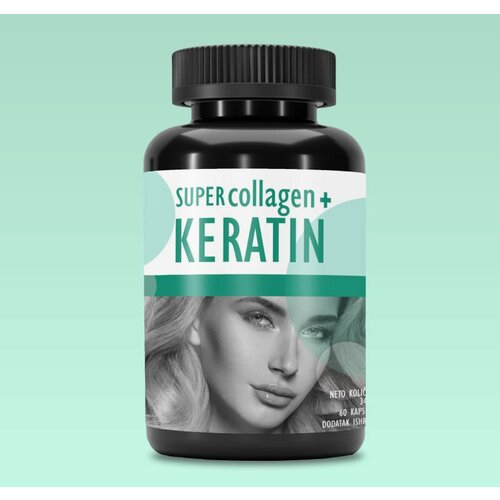 Super collagen + Keratin 60 kapsula Slike