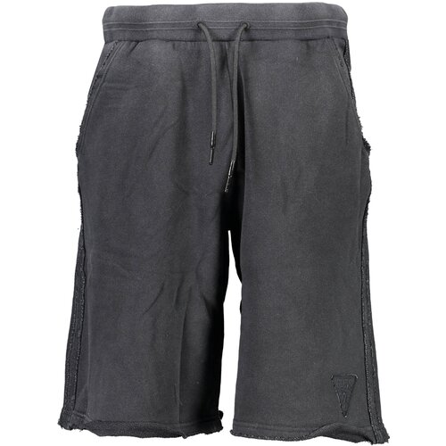 Guess Jeans BLACK MEN'S BERMUDA TROUSERS Cene