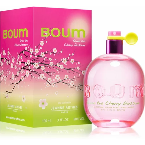 Jeanne Arthes Boum Green Tea Cherry Blossom parfumska voda za ženske 100 ml