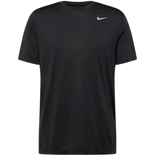 Nike Tehnička sportska majica crna / prljavo bijela