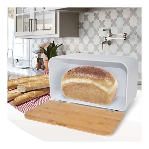 Olimp Sport Maestro mr1770w kutija za hleb 35x21x21cm drvo-metal bela Cene