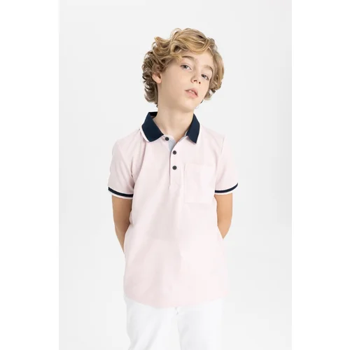 Defacto Boys Pique Short Sleeve Polo T-Shirt