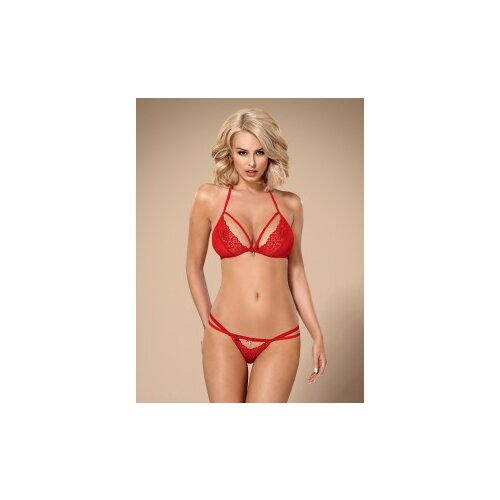 Obsessive Seksi komplet 838 rdeč Cene