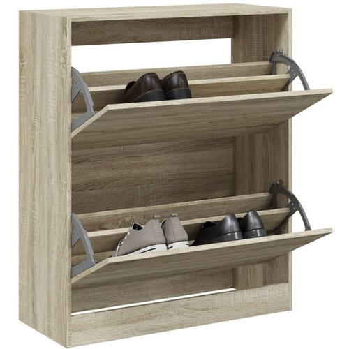  The Living Store Omarica za čevlje sonoma hrast 80x34x96,5 cm inženirski les - Omarica Za Čevlje, (21442363) Cene
