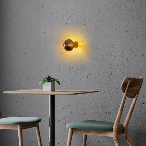 Opviq lights zidna lampa, zlatna Slike