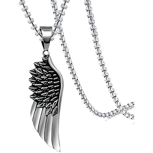 IZMAEL Ogrlica SI-33481 Wings - Srebrna Cene