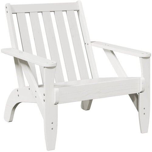 vidaXL Garden Adirondack Chair White 75x77x77 cm masivni les bor Cene
