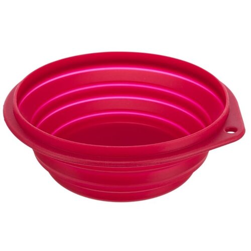 Trixie Potovalna posoda silikon 1 l fi18 cm črna ali rdeča Cene
