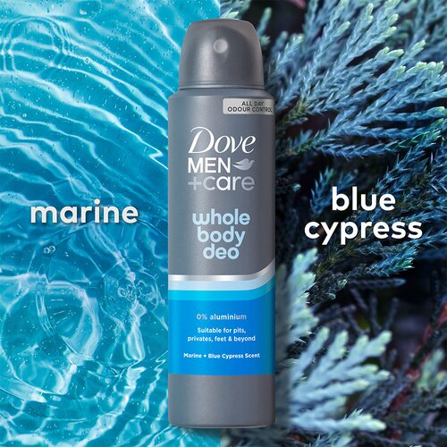 Dove Men Marine Blue Cypress dezodorans u spreju 150ml Slike